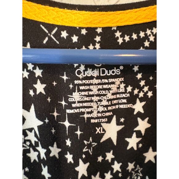 Cudl Duds 2 piece women's pajama set black/white Size XL - Picture 2 of 10